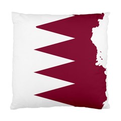 Borders Country Flag Geography Map Qatar Standard Cushion Case (Two Sides)