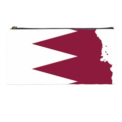 Borders Country Flag Geography Map Qatar Pencil Cases