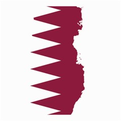 Borders Country Flag Geography Map Qatar Small Garden Flag (Two Sides)