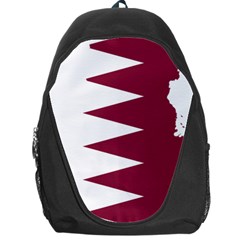 Borders Country Flag Geography Map Qatar Backpack Bag