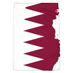 Borders Country Flag Geography Map Qatar Removable Flap Cover (L)