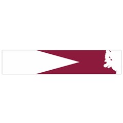 Borders Country Flag Geography Map Qatar Small Flano Scarf by Sapixe