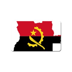 Angola Flag Map Geography Outline Magnet (name Card) by Sapixe