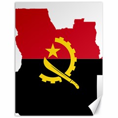 Angola Flag Map Geography Outline Canvas 18  X 24  by Sapixe