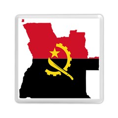 Angola Flag Map Geography Outline Memory Card Reader (square) by Sapixe