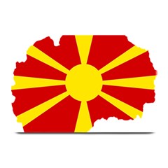 Macedonia Country Europe Flag Plate Mats by Sapixe