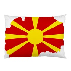 Macedonia Country Europe Flag Pillow Case (two Sides) by Sapixe