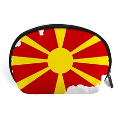 Macedonia Country Europe Flag Accessory Pouch (large) by Sapixe