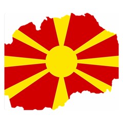 Macedonia Country Europe Flag Double Sided Flano Blanket (small)  by Sapixe