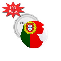 Portugal Flag Borders Cartography 1 75  Buttons (100 Pack)  by Sapixe