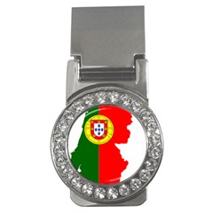 Portugal Flag Borders Cartography Money Clips (cz)  by Sapixe