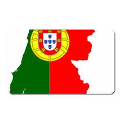 Portugal Flag Borders Cartography Magnet (rectangular) by Sapixe