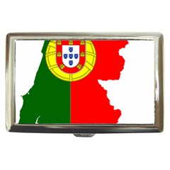 Portugal Flag Borders Cartography Cigarette Money Case by Sapixe