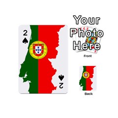 Portugal Flag Borders Cartography Playing Cards 54 Designs (mini) by Sapixe