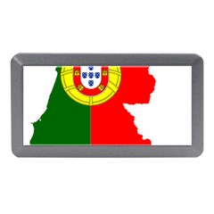 Portugal Flag Borders Cartography Memory Card Reader (mini) by Sapixe