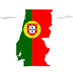 Portugal Flag Borders Cartography  Lightweight Drawstring Pouch (xl)