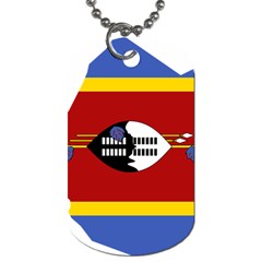 Swaziland Flag Map Geography Dog Tag (Two Sides)