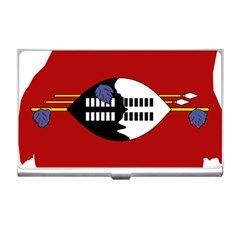 Swaziland Flag Map Geography Business Card Holder