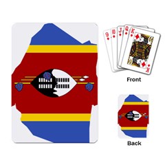 Swaziland Flag Map Geography Playing Cards Single Design (Rectangle)