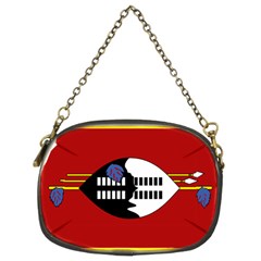 Swaziland Flag Map Geography Chain Purse (Two Sides)