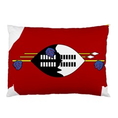 Swaziland Flag Map Geography Pillow Case