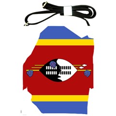 Swaziland Flag Map Geography Shoulder Sling Bag by Sapixe