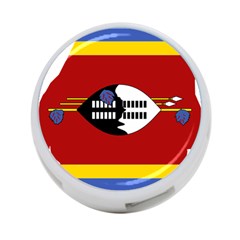 Swaziland Flag Map Geography 4-Port USB Hub (Two Sides)