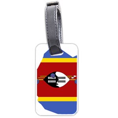 Swaziland Flag Map Geography Luggage Tag (one side)