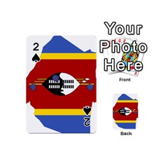 Swaziland Flag Map Geography Playing Cards 54 Designs (Mini)