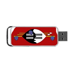 Swaziland Flag Map Geography Portable USB Flash (One Side)