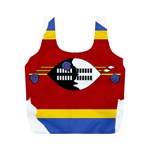 Swaziland Flag Map Geography Full Print Recycle Bag (M) Back