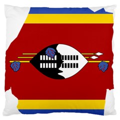 Swaziland Flag Map Geography Standard Flano Cushion Case (Two Sides)