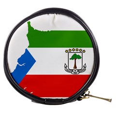 Equatorial Guinea Flag Map Mini Makeup Bag by Sapixe