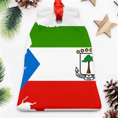 Equatorial Guinea Flag Map Bell Ornament (two Sides) by Sapixe