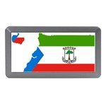 Equatorial Guinea Flag Map Memory Card Reader (Mini) Front