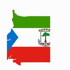 Equatorial Guinea Flag Map Large Garden Flag (two Sides) by Sapixe