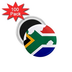 Africa Borders Country Flag 1 75  Magnets (100 Pack)  by Sapixe