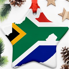 Africa Borders Country Flag Star Ornament (two Sides) by Sapixe