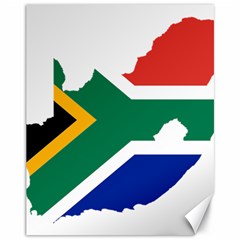 Africa Borders Country Flag Canvas 11  X 14  by Sapixe