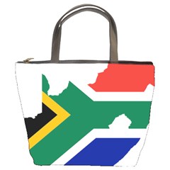 Africa Borders Country Flag Bucket Bag by Sapixe