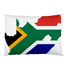 Africa Borders Country Flag Pillow Case by Sapixe