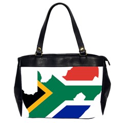 Africa Borders Country Flag Oversize Office Handbag (2 Sides) by Sapixe