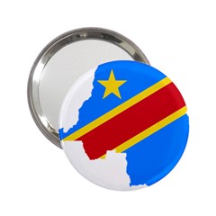 Democratic Republic Of The Congo Flag 2 25  Handbag Mirrors by Sapixe