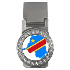 Democratic Republic Of The Congo Flag Money Clips (cz)  by Sapixe