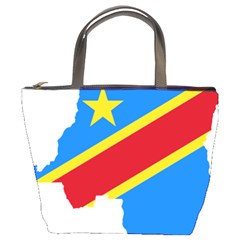 Democratic Republic Of The Congo Flag Bucket Bag by Sapixe