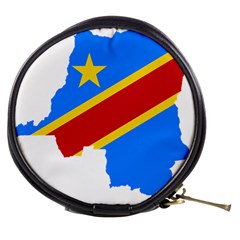 Democratic Republic Of The Congo Flag Mini Makeup Bag by Sapixe