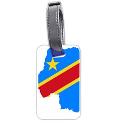 Democratic Republic Of The Congo Flag Luggage Tag (one Side) by Sapixe