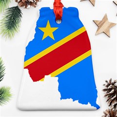 Democratic Republic Of The Congo Flag Bell Ornament (two Sides) by Sapixe