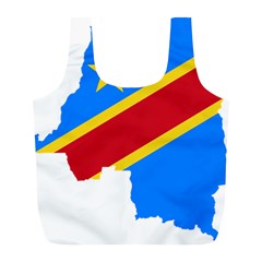 Democratic Republic Of The Congo Flag Full Print Recycle Bag (l) by Sapixe