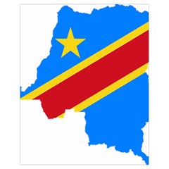 Democratic Republic Of The Congo Flag Drawstring Bag (small) by Sapixe